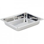 Bon Chef 20301 3.5 Qt. Small Square Stainless Steel Mini Induction Chafer with Glass Lid Bon Chef 20301 3.5 Qt. Small Square Stainless Steel Mini Induction Chafer with Glass Lid