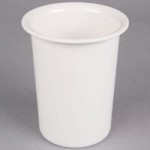 Cal-Mil 3423-3-99 Madera 3-Cylinder Slanted Flatware / Condiment Display