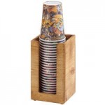 Cal-Mil 3423-3-99 Madera 3-Cylinder Slanted Flatware / Condiment Display