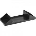 OneUp by Choice Smoke Black Tabletop Interfold Napkin Dispenser with Condiment Caddy