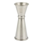 Barfly® M37002 25 mL & 50 mL (0.85 oz. & 1.7 oz.) Stainless Steel Japanese Style Jigger Barfly® M37002 25 mL & 50 mL (0.85 oz. & 1.7 oz.) Stainless Steel Japanese Style Jigger