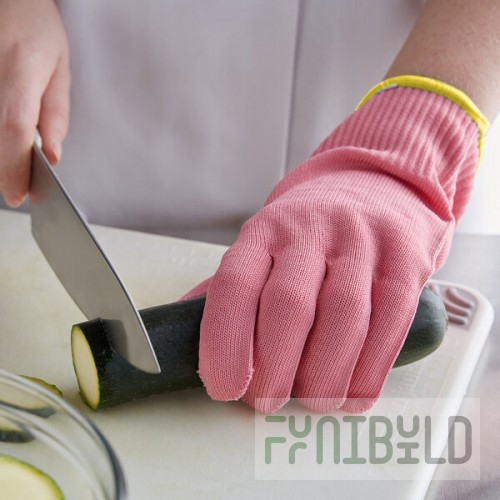 Mercer Culinary M33415PKXS Millennia Colors® Pink A4 Level Cut-Resistant Glove - Extra Small