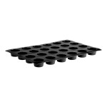 Silikomart SQ009 24 Compartment Muffins Silicone Baking Mold - 2 3/4