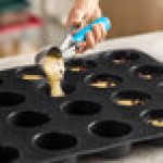 Silikomart SQ009 24 Compartment Muffins Silicone Baking Mold - 2 3/4