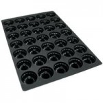 Silikomart SQ009 24 Compartment Muffins Silicone Baking Mold - 2 3/4