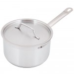 Vollrath 3820 Deluxe 6 Piece Induction Ready Stainless Steel Optio Cookware Set with 2.75 Qt., 4 Qt. Sauce Pans, and 9.5 Vollrath 3820 Deluxe 6 Piece Induction Ready Stainless Steel Optio Cookware Set with 2.75 Qt., 4 Qt. Sauce Pans, and 9.5