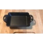 Lodge HMS14RC 14 oz. Pre-Seasoned Heat-Treated Mini Cast Iron Rectangular Casserole Dish