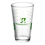 16 oz. Mixing Glass with WebstaurantStore Logo