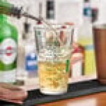 16 oz. Mixing Glass with WebstaurantStore Logo