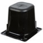 Vollrath 9066420 Super Pan® 1/6 Size Black High Heat Plastic Food Pan - 6
