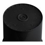 BWAY 5 Gallon Black 90 Mil Thickness Round Pail with Metal Handle - 10/Case