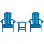Flash Furniture Charlestown Blue Faux Wood Side Table Flash Furniture Charlestown Blue Faux Wood Side Table
