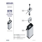 Server EZT-S 85790 EZ-Topper 48 oz. 2-Pouch Single Topping Warmer with Heated Spout - 120V, 200W Server EZT-S 85790 EZ-Topper 48 oz. 2-Pouch Single Topping Warmer with Heated Spout - 120V, 200W