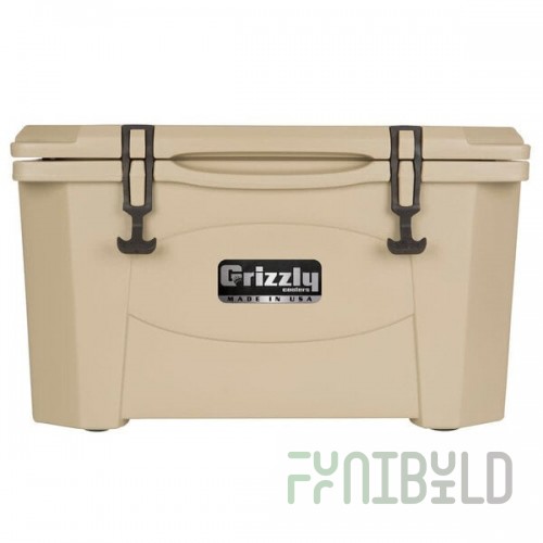 Grizzly Cooler Tan 60 Qt. Outdoor Merchandiser / Cooler