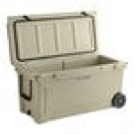 CaterGator CG100TANW Tan 110 Qt. Mobile Rotomolded Outdoor Cooler / Ice Chest CaterGator CG100TANW Tan 110 Qt. Mobile Rotomolded Outdoor Cooler / Ice Chest