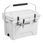 CaterGator JB20WH White 1 Faucet 21 Qt. Insulated Jockey Box with 65 ft. Coil CaterGator JB20WH White 1 Faucet 21 Qt. Insulated Jockey Box with 65 ft. Coil