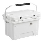 CaterGator JB20WH White 1 Faucet 21 Qt. Insulated Jockey Box with 65 ft. Coil CaterGator JB20WH White 1 Faucet 21 Qt. Insulated Jockey Box with 65 ft. Coil