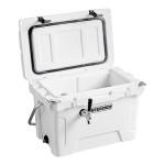 CaterGator JB20WH White 1 Faucet 21 Qt. Insulated Jockey Box with 65 ft. Coil CaterGator JB20WH White 1 Faucet 21 Qt. Insulated Jockey Box with 65 ft. Coil