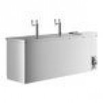 Avantco UDD-4-CT-S Stainless Steel Kegerator / Beer Dispenser with (2) Double Tap Tower and Club Top - (3) 1/2 Keg Capacity
