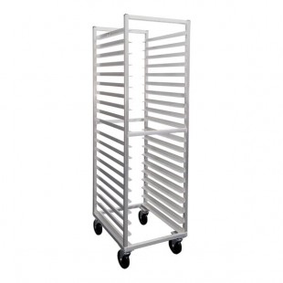 New Age Industrial Standard Series 20-Pan End-Load Full-Size Mobile Aluminum Sheet Pan Rack 7331 New Age Industrial Standard Series 20-Pan End-Load Full-Size Mobile Aluminum Sheet Pan Rack 7331