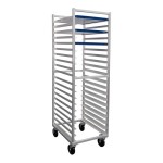 New Age Industrial Standard Series 20-Pan End-Load Full-Size Mobile Aluminum Sheet Pan Rack 7331