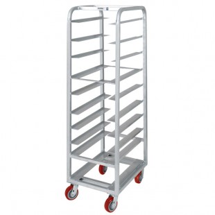 Channel AXD-UTR-10 10 Pan Heavy-Duty Aluminum Steam Table / Bun Pan Rack - Assembled Channel AXD-UTR-10 10 Pan Heavy-Duty Aluminum Steam Table / Bun Pan Rack - Assembled