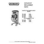 Hobart Legacy HL800-1STD 80 Qt. Planetary Floor Mixer with Guard & Standard Accessories - 240V, 3 Phase, 3 hp