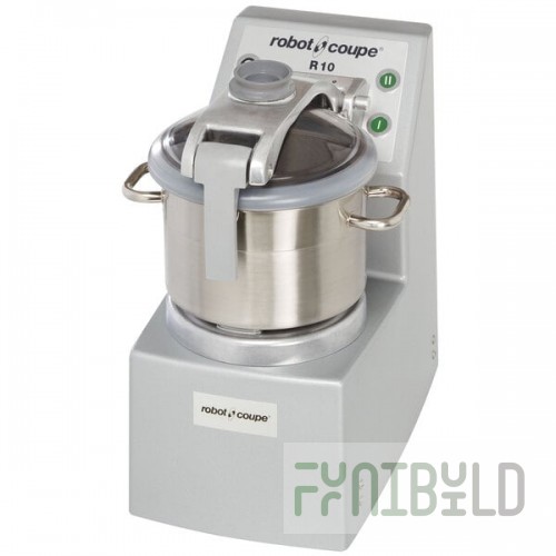 Robot Coupe R10U 2 Speed 12 Qt. / 11.5 Liter Stainless Steel Batch Bowl Food Processor with 4 Qt. Mini Bowl - 240V, 3 Phase, 4 1/2 hp