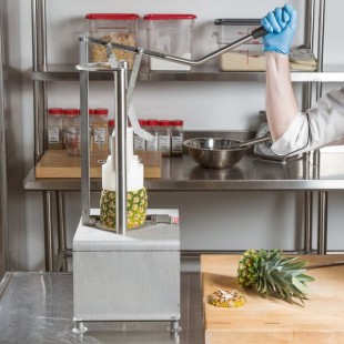 Tellier EA Pineapple Corer / Peeler - 3 1/2