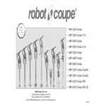 Robot Coupe MP450 Turbo Variable Speed Immersion Blender with 10 Robot Coupe MP450 Turbo Variable Speed Immersion Blender with 10