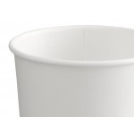 Choice 8 oz. Smooth Double Wall White Paper Hot Cup and Lid - 100/Case Choice 8 oz. Smooth Double Wall White Paper Hot Cup and Lid - 100/Case