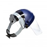 3M 82782-00000 H8A Blue Thermoplastic Ratchet Headgear with Clear Propionate Faceshield 3M 82782-00000 H8A Blue Thermoplastic Ratchet Headgear with Clear Propionate Faceshield