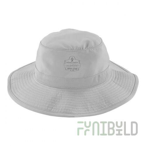 Ergodyne Chill-Its 8939 Gray Evaporative Cooling Bucket Hat 12666
