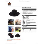 Ergodyne Chill-Its 8939 Gray Evaporative Cooling Bucket Hat 12666