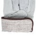 Cordova Striped Canvas Work Gloves with Shoulder Split Leather Palm Coating and 2 1/2