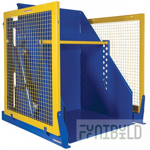 Vestil HBD-6-60 6,000 lb. Electric Hydraulic Box Dumper with 60