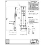 Wesco Industrial Products 750 lb. 2-Wheel Steel Winch Pedalift with 20