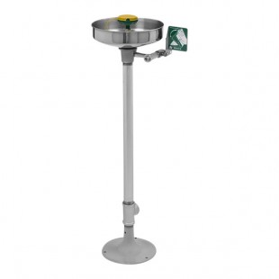 Haws Axion MSR 7361-7461 Pedestal-Mount Eye / Face Wash Station with Floor Flange
