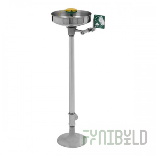 Haws Axion MSR 7361-7461 Pedestal-Mount Eye / Face Wash Station with Floor Flange