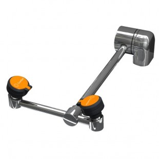Guardian Equipment G1849LH AutoFlow Left Hand Deck Mounted Eyewash Station with 90 Degree Swing Down