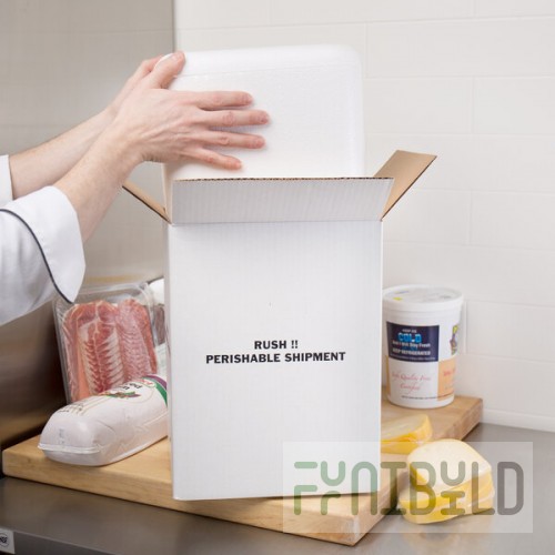 Nordic TL-8612K Insulated Shipping Box with Polystyrene Cooler 8