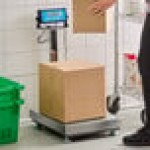AvaTek BS150TX 150 lb. Digital Receiving Bench Scale with Tower Display, Legal for Trade