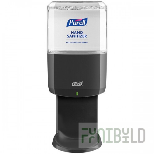 PURELL® Advanced 6453-1G ES6 1200 mL Graphite Gray Automatic Hand Sanitizer Dispenser Starter Kit