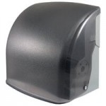 PolyJohn SA1-1007 We'll Care III Light Gray Wheelchair Accessible Portable Restroom - Assembled