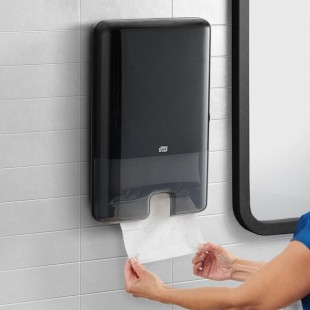 Tork Xpress 553028 Black Wall-Mount Multifold Hand Towel Dispenser H2 Tork Xpress 553028 Black Wall-Mount Multifold Hand Towel Dispenser H2