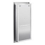 Lavex Stainless Steel C-Fold / Multifold Recessed Paper Towel Dispenser with 2 Gallon Waste Receptacle Lavex Stainless Steel C-Fold / Multifold Recessed Paper Towel Dispenser with 2 Gallon Waste Receptacle