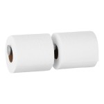 Bobrick Fino B-9547 Surface-Mounted Stainless Steel Double Roll Toilet Tissue Holder with Satin Finish Bobrick Fino B-9547 Surface-Mounted Stainless Steel Double Roll Toilet Tissue Holder with Satin Finish