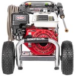 Simpson 60689 Aluminum Series Pressure Washer with Honda Engine and 35' Hose - 3,600 PSI; 2.5 GPM Simpson 60689 Aluminum Series Pressure Washer with Honda Engine and 35' Hose - 3,600 PSI; 2.5 GPM
