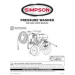 Simpson 60689 Aluminum Series Pressure Washer with Honda Engine and 35' Hose - 3,600 PSI; 2.5 GPM Simpson 60689 Aluminum Series Pressure Washer with Honda Engine and 35' Hose - 3,600 PSI; 2.5 GPM