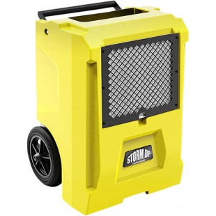AlorAir Storm DP Yellow Smart Wi-Fi Enabled Commercial Dehumidifier with Hose - 110V